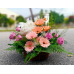 FF03 - Hydrangea & Gerbera Flower Basket