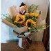 GBQ03 - ​Bright Future Sunflower & Graduation Bear Bouquet