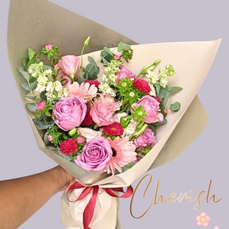 520-08 - Spring Garden of Love Mixed Bouquet