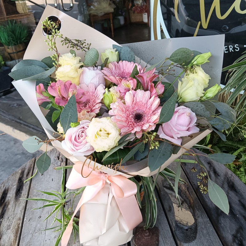 MD19 - Tender Care Mother's Day Hand Bouquet