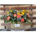FF01 - Sunflower mix flowers basket arrangement