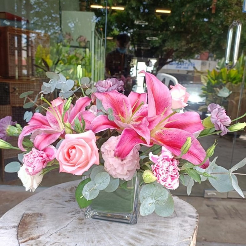 MD14 - Blush Pink Rose Mother's Day Flower 