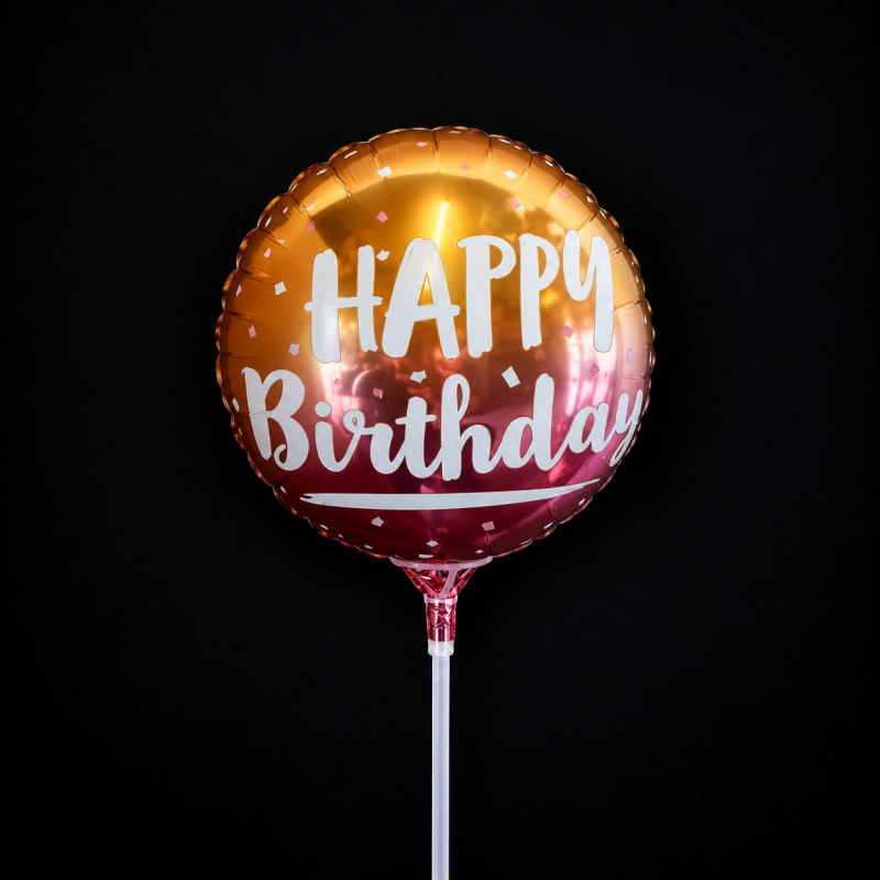 Rose Gold Happy Birthday Balloon 