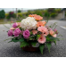 FF03 - Hydrangea & Gerbera Flower Basket